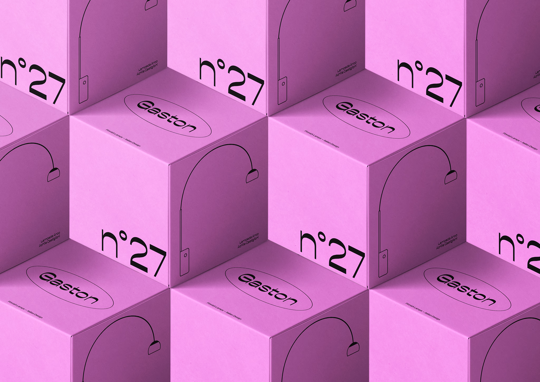 Purple Gaston packaging installation